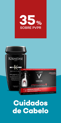 Cuidados de cabelo para Homem com destaque promocional de até 35% sobre preço de Venda ao Público Recomendado